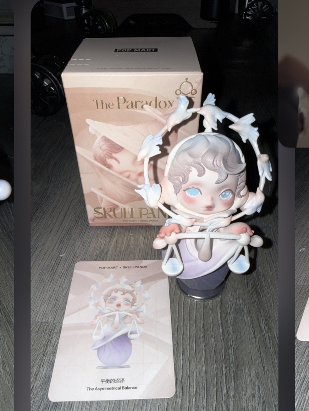 POP MART x SKULLPANDA 'The Paradox' Figurine - Pastel Pink & Lavender
